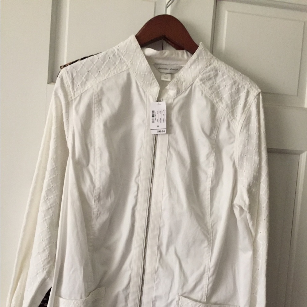 Ladies long sleeve full zip lightweight jacket